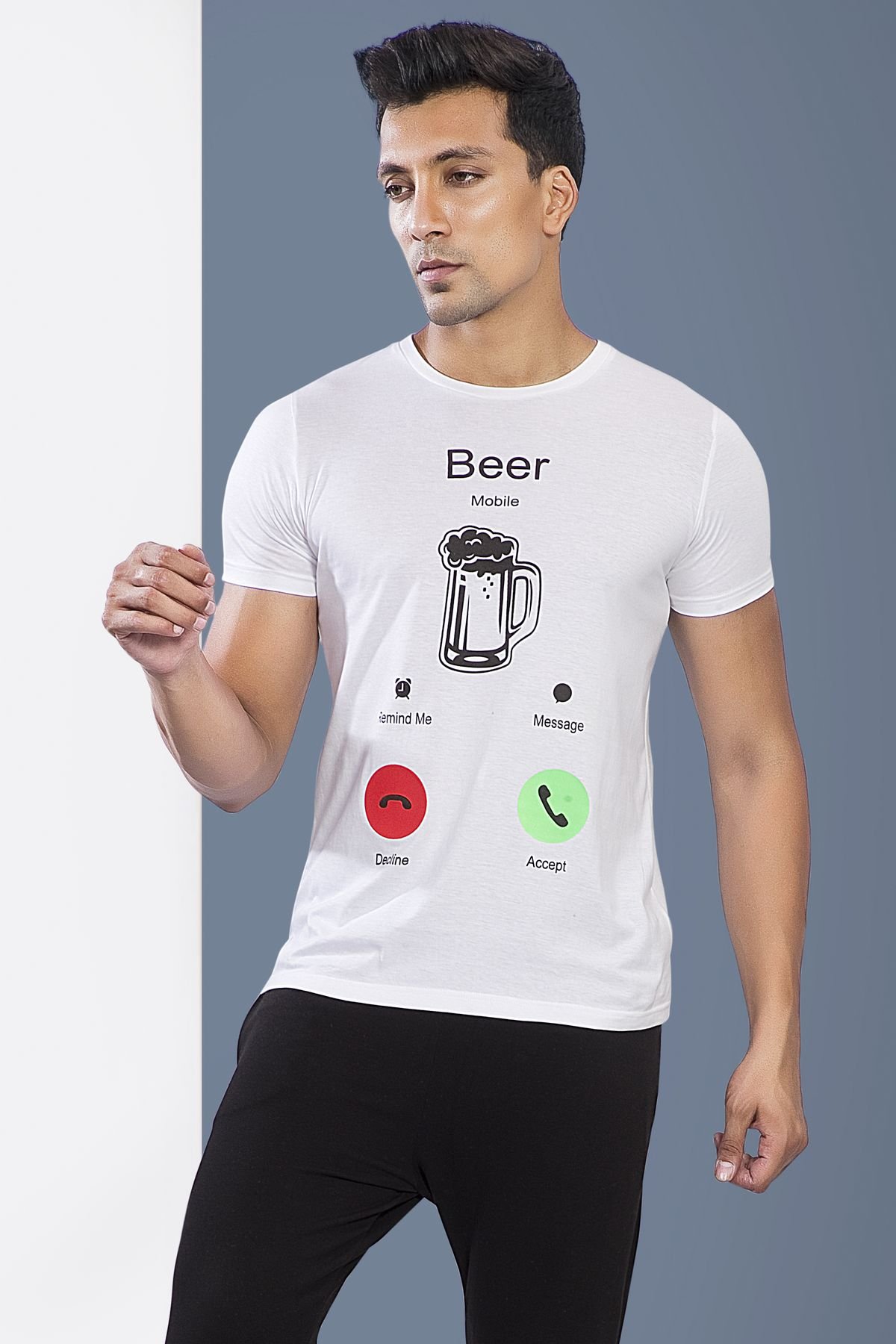 Call Me For Beer - White